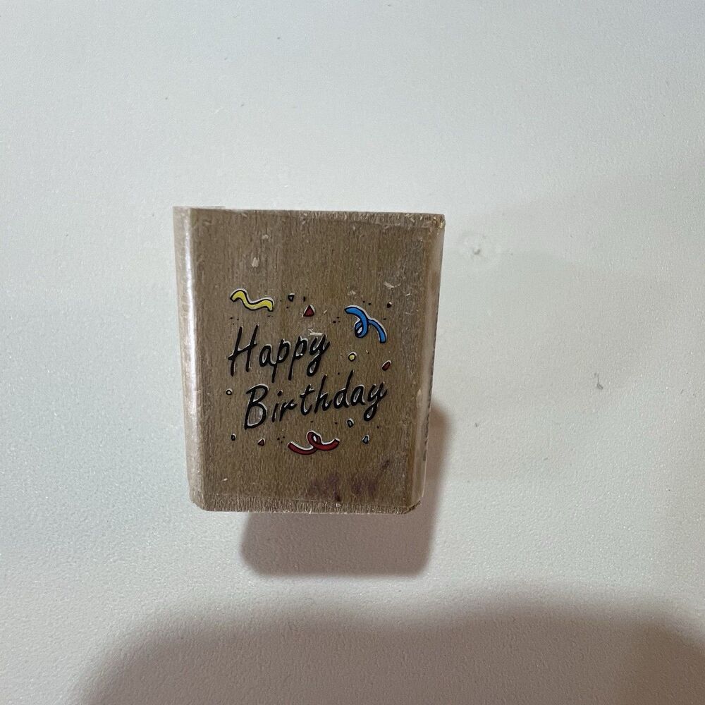 Wood Block Rubber Stamp Autumn Leaf Border F955 Hero Arts Vintage 1994